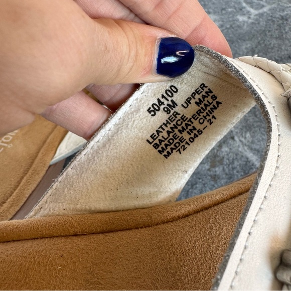 Minnetonka Silverthorne White Leather Boho Sandals 9 - Picture 10 of 10